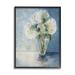 Stupell Industries White Hydrangeas Bouquet Glass Tabletop Vase Illustration by Doris Charest - Painting Wood in Brown | Wayfair al-227_fr_11x14