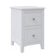 Red Barrel Studio® 22.2" Tall 2 - Drawer End Table Wood in White | 22.2 H x 14.2 W x 12.2 D in | Wayfair EE2FBDD1769E47A4A277E52D2EB9428C