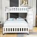 Elys Twin Over Full L-Shaped Bunk Beds by Harriet Bee in White | 66 H x 80 W x 80 D in | Wayfair BF9BF32A07FD44A99A5EDC48D7E46214