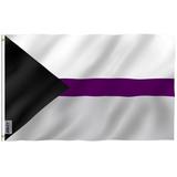 ANLEY Polyester 36 x 60 in. House Flag in Blue/Gray | 36 H x 60 W in | Wayfair A.Flag.SP.Demisexual