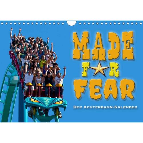 Made for Fear - Der Achterbahnkalender (Wandkalender 2023 DIN A4 quer)