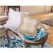 Violet Linen Luxurious Braided Decorative Lace Cutwork Pattern Decorative Cushion Cover