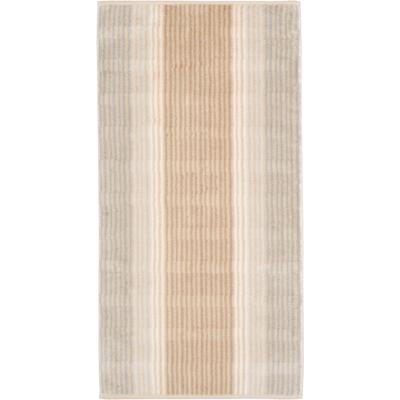 Cawö - Cawö Handtücher Noblesse Cashmere Streifen 1056 sand - 33 1 ct Grau