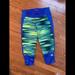 Adidas Pants & Jumpsuits | Adidas Supernova Exercise Capris. Sz S. Euc! | Color: Blue/Green | Size: S