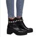 Michael Kors Shoes | Michael Kors Studded Lug Boot | Color: Black | Size: 8