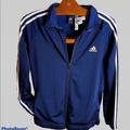 Adidas Jackets & Coats | Adidas Navy Blue Mens M Track Jacket Worn Only A Few Times | Color: Blue/White | Size: M