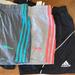 Adidas Shorts | Adidas Athleisure Wear Sports Shorts All Sz Small Set Of 3 | Color: Gold/Gray/Red | Size: S