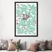 The Twillery Co.® Strickler Mint Sloth 48.0 H x 8.0 W x 0.75 D in greenCanvas in No Mat/Wrapped Canvas | 12" H x 8" W x 0.75" D | Wayfair