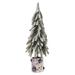 The Holiday Aisle® Artificial Pine Tree in Free Standing Plastic in Green | 16 H x 3.5 W x 3.5 D in | Wayfair D8EC492FAEAE4583969E249AB2011D6D