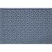 Matterly WaterHog Dogbone Repeat 18 in. x 27 in. Pet Mat, Rubber in Blue | 27 H x 18 W x 0.37 D in | Wayfair 20392581827