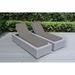 Latitude Run® Billyjo Outdoor Wicker Chaise Lounge - No Assembly Wicker/Rattan in Gray | 33 H x 29 W x 83 D in | Wayfair