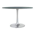 Latitude Run® Zaynah Expandable Dining Table Marble/Granite/Metal in Gray | 29.9 H x 47.8 W x 47.8 D in | Wayfair 239CF9FF6F224DD59755A36FA87DDC1D