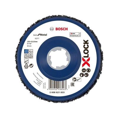 Bosch - x-lock Grobreinigungsscheibe N377 Metall, 125 mm, schwarz