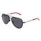 Porsche Design 8691 Unisex-Sonnenbrille Vollrand Pilot Metall-Gestell, schwarz