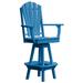 Poly Lumber Adirondack Swivel Bar Chair with Arms