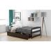 Twin Size Platform Bed, with Two Drawers for Bedroom Guest Room