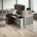 Office in an Hour 2 Person Cubicle by Bush Business Furniture