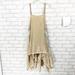 Free People Swim | Free People Asymmetrical Spaghetti Strap Beach Cover Up Size X-Small | Color: Tan | Size: Xs