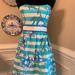 Lilly Pulitzer Dresses | Lilly Pulitzer Size 2 Dress. Strapless With Beautiful Beaded Band. Nwts | Color: Blue | Size: 2