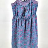 American Eagle Outfitters Dresses | American Eagle Outfitters Womens Size 0 Dress Tank Spaghetti Strap Gray Blue | Color: Blue/Gray | Size: 0
