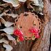 Urban Outfitters Jewelry | B2g1magical Mushroom Earrings Gold Red Mushrooms Fairy Grunge Boho Nwt | Color: Gold/Red | Size: Os