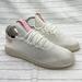 Adidas Shoes | Adidas Womens Pharrell Williams Shoes Sneakers White Pink Size Us 8 Lace Up | Color: Pink/White | Size: 8