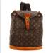 Louis Vuitton Accessories | Louis Vuitton Monogram Leather Backpack~Authentic ~ | Color: Brown | Size: 15’l X 5”W X12” H