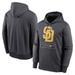 Men's Nike Anthracite San Diego Padres Season Pattern Pullover Hoodie