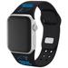 Black Carolina Panthers Silicone Apple Watch Band