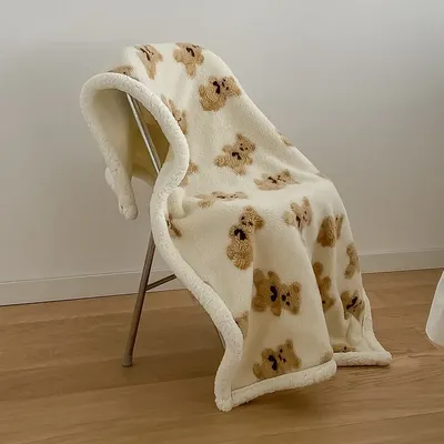 MILANCEL – couverture d'hiver pour bébé rembourrée en coton chaude en laine d'agneau pour