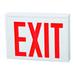 Morris 73602 - 120/277 volt White and Red New York City Code Compatible LED Exit Sign