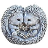 Roman 65172 - 7"H HEDGEHOG LOVE STATUE (12336) Home Decor Animal Figurines