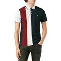 ORIGINAL PENGUIN Herren Poloshirt mit vertikalen Streifen Polohemd, Dunkler Saphir, XXL