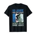 60. Geburtstag 60 Jahre Fahrrad Fahrradfahrer Spruch T-Shirt