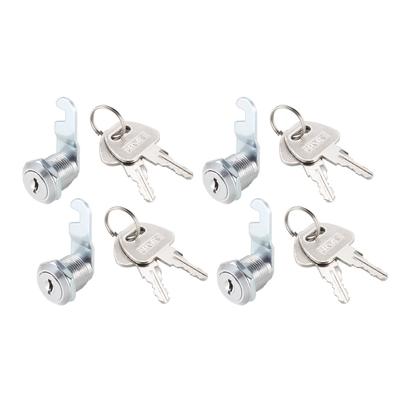 Cam Locks 20mm Cylinder Length for Max 1/2-inch Panel 4Pcs - 20mm Keyed Different