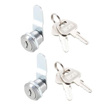 Cam Locks 16mm Cylinder Length Fit on Max 5/16-inch Panel 2Pcs - 16mm Keyed Different