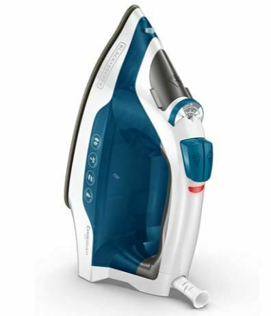 BLACK+DECKER IR06V Easy Steam Compact Iron w EvenSteam TrueGlide Non-Stick Sole