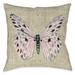 Rosalind Wheeler Butterfly Beauty Indoor Decorative Pillow Polyester/Polyfill blend | 16 H x 16 W x 4 D in | Wayfair