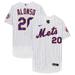 Pete Alonso New York Mets Autographed White Nike Authentic Jersey with ''2019 NL ROY'' Inscription