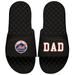 Men's ISlide Black New York Mets Dad Slide Sandals