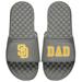 Men's ISlide Gray San Diego Padres Dad Slide Sandals