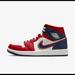 Nike Shoes | Air Jordan 1 Mid Se | Color: Blue/Red | Size: 8