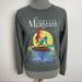 Disney Sweaters | Disney The Little Mermaid Ariel Grey Sweater | Color: Gray/Red | Size: S