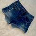 American Eagle Outfitters Shorts | Euc American Eagle X Midi Distressed Denim Shorts | Color: Blue | Size: 2