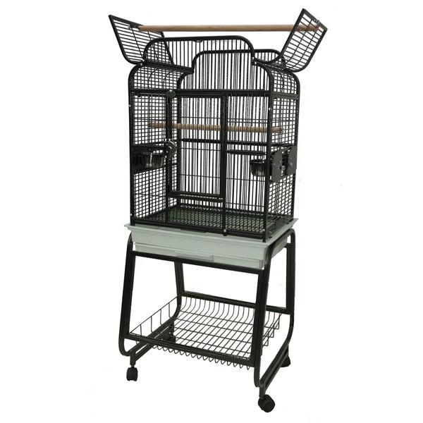 a-e-cage-company-782217-open-victorian-top-with-plastic-base-in-platinum,-22"-l-x-18"-w-x-54"-h,-50-lbs/