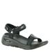 Skechers Performance Go Walk Arch Fit-Cruise Around - Womens 10 Black Sandal W