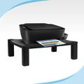 Halter Desk Monitor Stand Plastic in Black | 2 H x 17 W x 13 D in | Wayfair HALLZ303-LOC