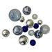 Orren Ellis 15 Piece Spheres Wall Décor Set Glass in Gray | 6 H x 42 W x 6 D in | Wayfair 6D1F0814A6504E849B7FF7003BDD185D