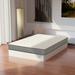 7-Inch Medium Firm High Density Poly Foam Mattress And 5" Unassembled Wood Boxspring/Foundation Set