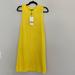 Zara Dresses | Brand New Zara Knit Midi Dress. New With Tags. Size M. | Color: Yellow | Size: M